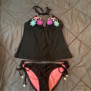 Cute two piece swim suit